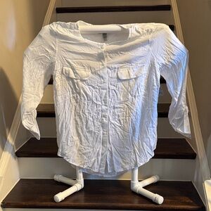 Bay Studio Women's White Rayon Blouse